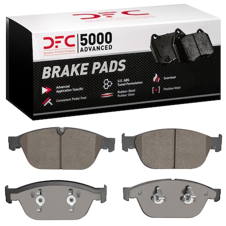 Dynamic Friction Co DFC 5000 Advanced Brake Pads - Ceramic 1551-1546-00