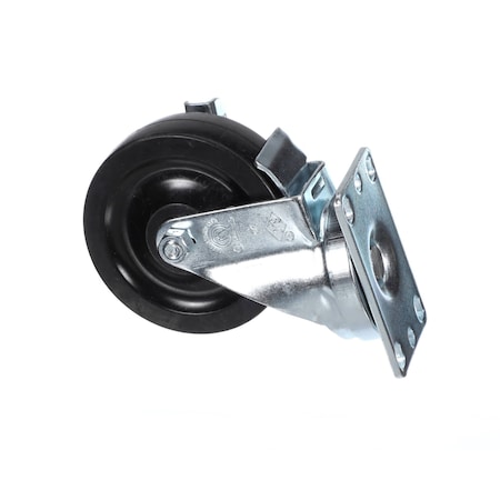 Lakeside Castor, 4in Swivel with Brake, Plate 09113
