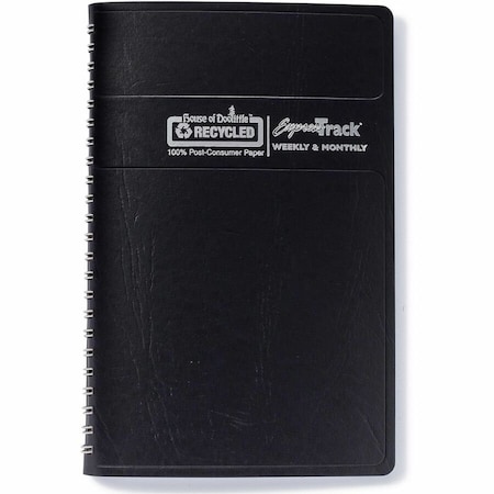 House Of Doolittle 5 x 8" Express Track Weekly Appointment Book/Monthly Planner, White HOD29402