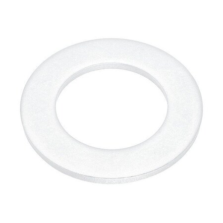 Zoro Select Flat Washer, For Screw Size M24 , PTFE Not Applicable Finish, 5 PK WASBM24NPTFE