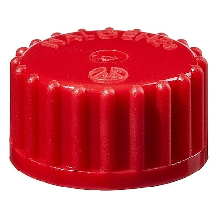 Nalgene Closure, Red, 16 mm Dia, PK2000 362150-5130