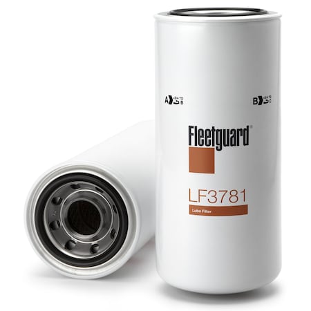 Fleetguard Automotive Oil Filter, 12 13/16 in H LF3781