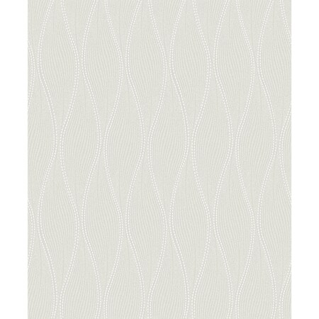 A-Street Prints Tetsu Silver Ogee Wave Wallpaper 2976-86518