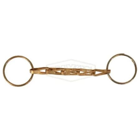 Dixon Sash Chain with Pull Ring, Suitable For Use w/ Cam and Grooved Fitting, 4-1/2 in, Brass, Domestic J125