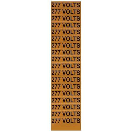 Nsi Voltage Marker Card 277 Volts VM-C-9