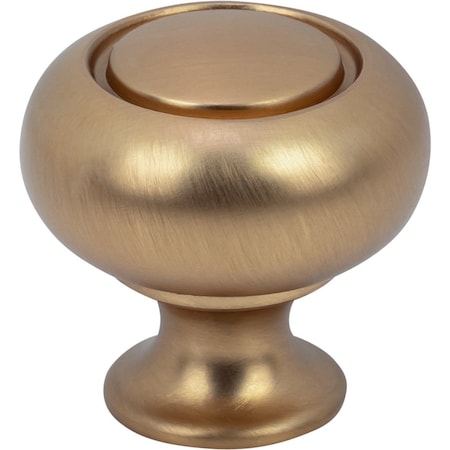 Designperfect 1-1/4 Diameter Round Cabinet Knob, Champagne Bronze/Gold DPA-R31KCBZ
