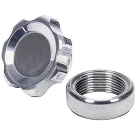Allstar Performance Filler Cap with Weld-In Steel Bung - Polished; Small ALL36169