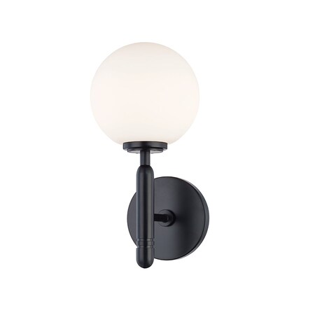 Mitzi Mina 1 Light Wall Sconce 5 In. Black H313101-BLK