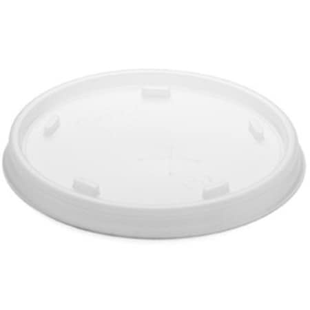 Dart Lid for 8 oz. Hot/Cold Cup, Flat, Identification Buttons, Straw Slot, Clear, Pk1000 8SL