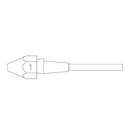 Weller Xdsl 1 Desolder Tip 1.4X2.5 L 10.5 mm T0051325999