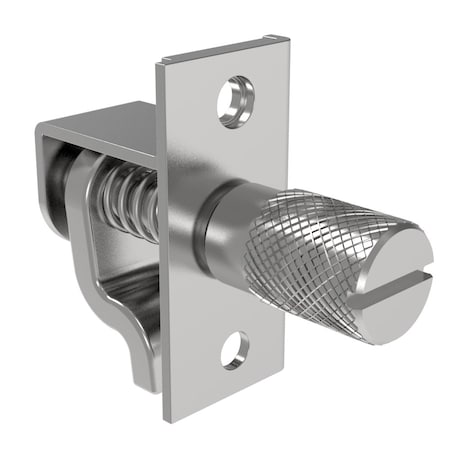 Southco Compression Latch, Self-adjusting Grip, Slotted Knurled, Turn Clockwise to Latch / Lock 43-1-4-0