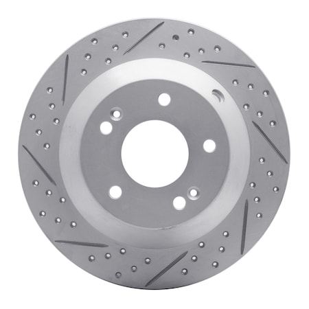 Dynamic Friction Co DFC Geoperformance Rotor - Drilled and Slotted 830-03050R