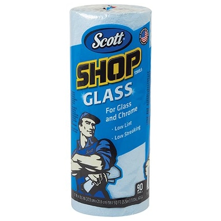 Scott Scott Shop Towels on a Roll for Glass, 1080PK KW158
