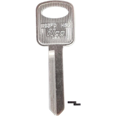 Kaba Ilco Ford Nickel Plated Automotive Key, H67 / 1193FD, 10PK AL01457002