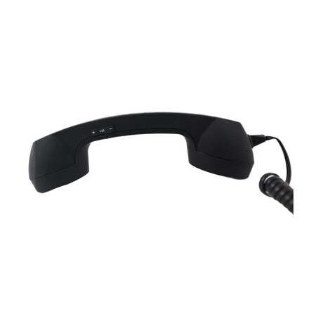 Sanoxy Retro Old School Style Handset, Anti Radiation 3.5mm Socket, BLACK SANOXY-RETRO-BLK