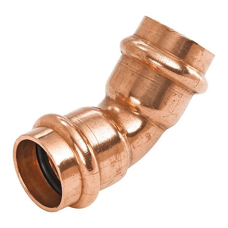 Nibco Crimp Fitting Elbow, 1/2 in Sz, 200 psi 9042800PC