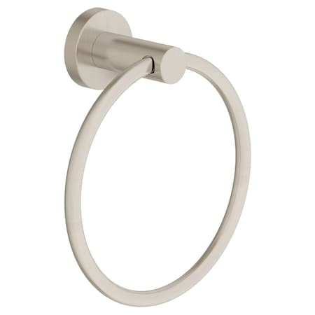 Symmons Dia Hand Towel Ring with Mounting Hardware 353TR-STN