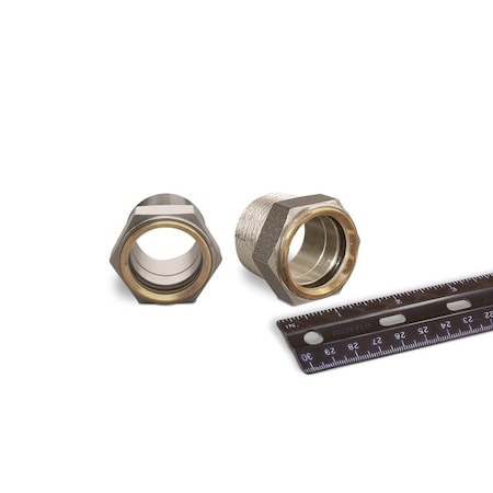 Oil-Rite Gasketed Window Sight NPT Thread - 1in. NPT, 1 3/8in., None, 100 PSI, Buna-N, 1in. B1740-5