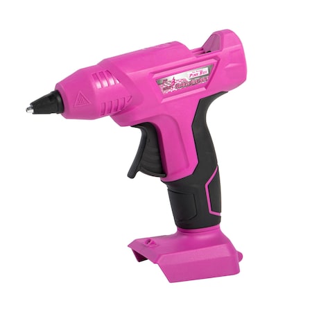 The Original Pink Box 20-Volt Lithium-Ion Cordless Glue Gun, Bare Tool, Pink PB20VGLG