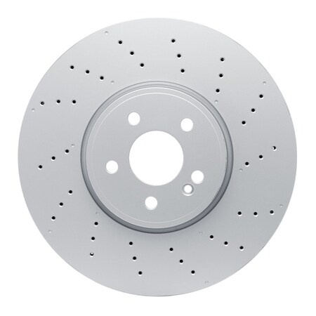 Dynamic Friction Co DFC GEOSPEC Coated Rotor - Drilled 624-63190