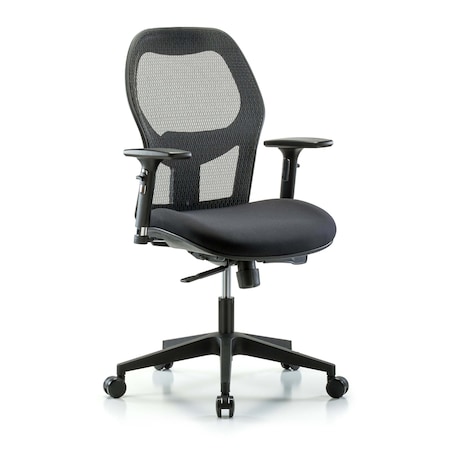 Blue Ridge Ergonomics Executive Mesh Chair, 3D, Arms Casters BR-EXE-MDHCH-RG-H0-A2-RC