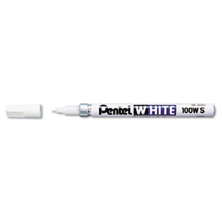 Pentel Permanent Marker  Fine Point  White PE31391