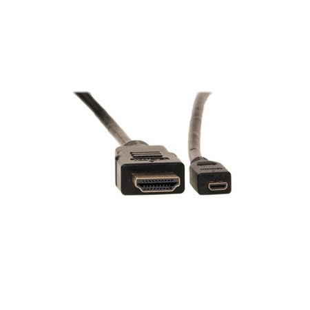 Cable Wholesale Micro HDMI Cable, High Speed with Ethernet, HDMI Male to Micro HDMI Male (Type D), 3 foot 10V3-44103