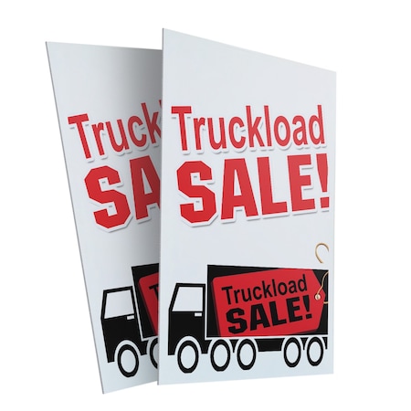 Signmission Truckload Sale, Plastic Signs Only 24 Inch x 36 Inch, Corrugated Plastic, 2PK CSB-2436-2PACK-Truckload Sale