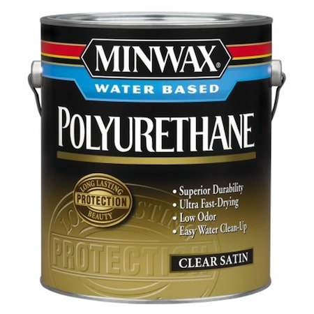 Minwax 1 Quart Water Based Satin Polyurethane 63025