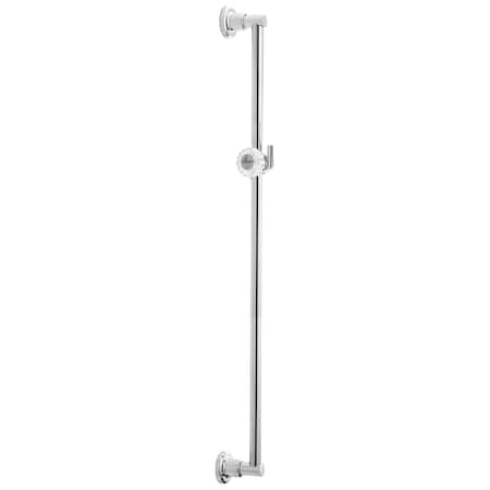 Delta Universal Showering Components 30 in Adjustable Pin Mount Wall Bar In Chrome 55030