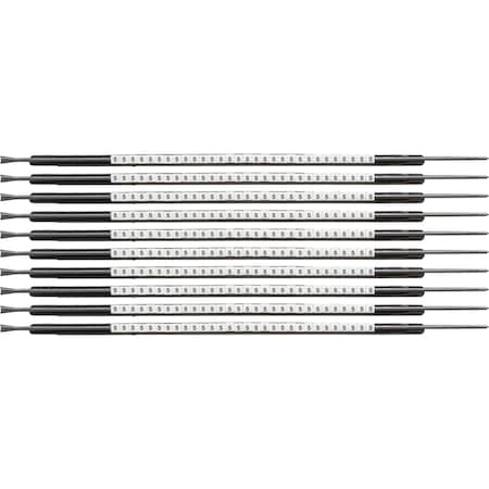 Brady ClipSleeve Wire Markers Size 05 Nylon 22 AWG - 20 AWG, 5 Pack of 300 Each, 300PK SCN05-5