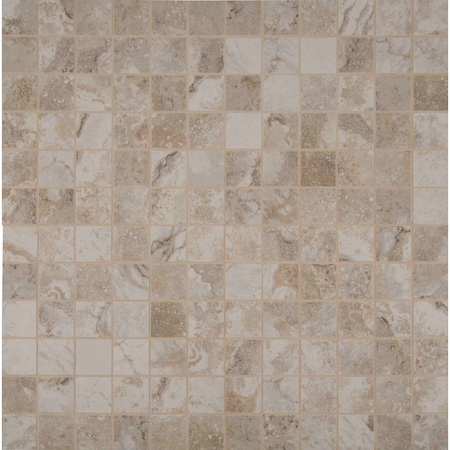 Msi Napa Beige SAMPLE Glazed Ceramic Mesh-Mounted Mosaic Tile ZOR-PT-0508-SAM