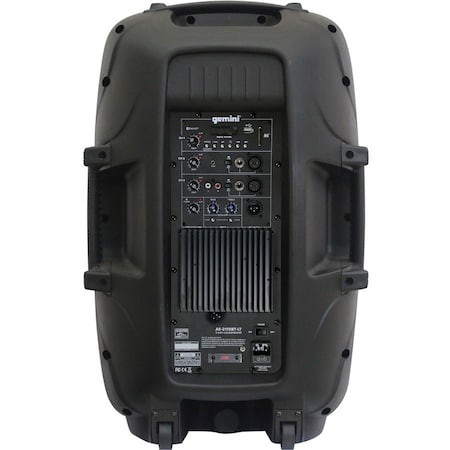 Gemini 15 in 2000 Watt Powered Loudspeaker With Bluetooth AS-2115BT-LT