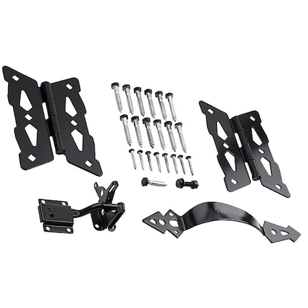 National Hardware Blk Butterfly Gate Kit N109-300