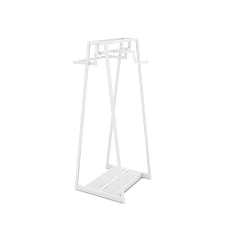 Econoco Retail Apparel Rack, Metal, 62 in H APA24KIT1W