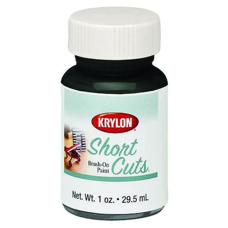 Krylon Short Cuts Black High Gloss 1 Fl. Oz. Hobby Paint SCB-026