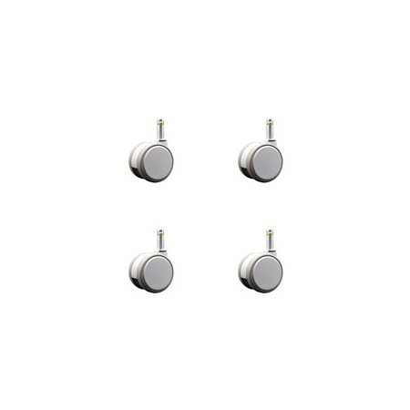 Service Caster 2.375 Inch MRI Safe Casters, 7/16 Grip Ring Stem, Set of 4, 4PK SCC-GR02S60-TPR-GRY-716138-MRI-4