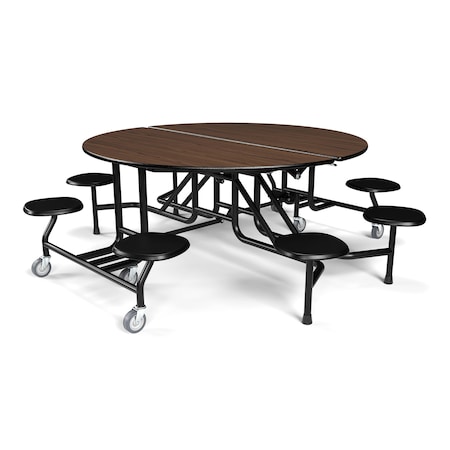 Palmer Hamilton Cafeteria Stool Table, 29 in H 59T122960RD-S8MWTB