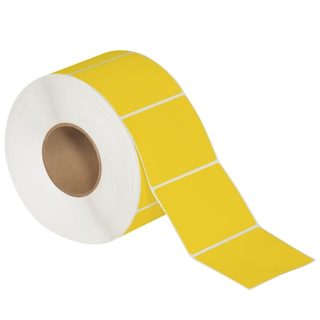 Tape Logic 4 x 3in Yellow Direct Thermal Labels THL547