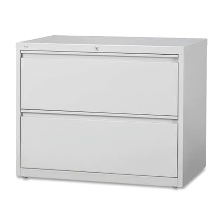 Hirsh 30" W 2 Drawer Lateral File Cabinet, Light Gray, A4/Legal/Letter 14972