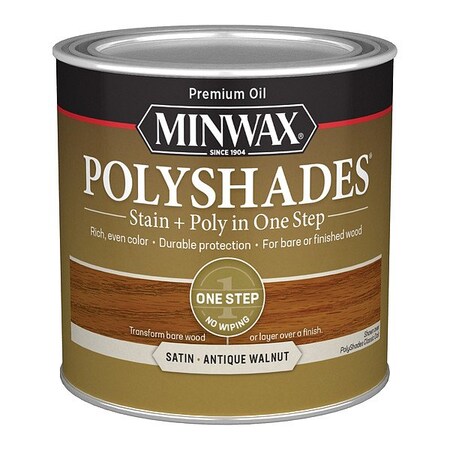 Minwax Wood Stain, 0.5 pt, Antique Walnut 213404444