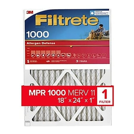Filtrete Allergen Defense Pleated Air Filter, 18x24x1 9821-4