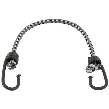 Keeper 18 in. Bungee Cord with Coatedhooks, 10PK 130-06019