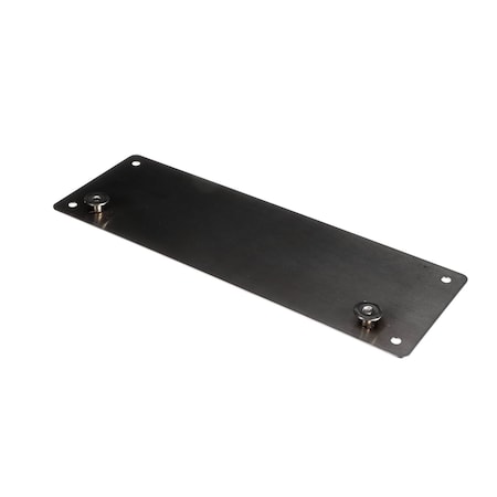 Perfection Saddle Mounting Plate, 12in x 4in, Stainless Steel 04-C027
