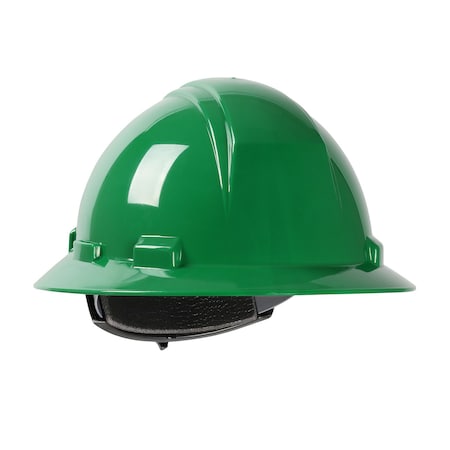 Dynamic Full Brim Hard Hat with HDPE Shell, 4-Point Textile Suspension and Wheel Ratchet Adjustment 280-HP641R-04