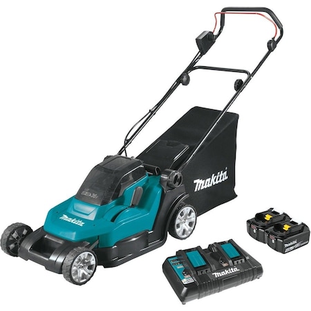 Makita 36V (18V X2) LXT 17" Residential Mower Kit (5.0Ah) XML05PT