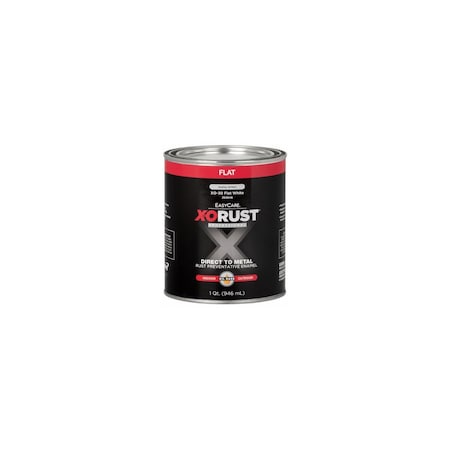 True Value X-O Rust Premium Anti-Rust Oil-Base Paint, Flat White, Qt. XO30-QT