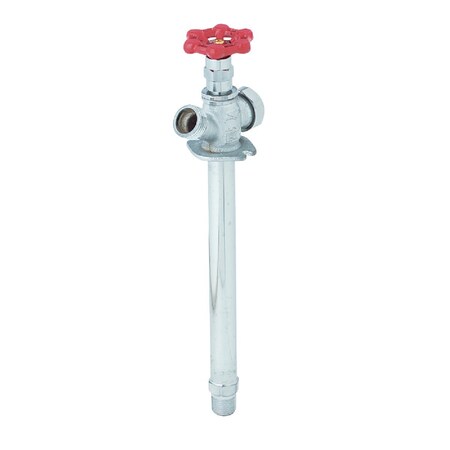 Proline Series ProLine Chrome Plated Brass 1/2'' MIP x 3/4'' MHT Anti-Siphon 8'' Frost Free Sillcock 104-515