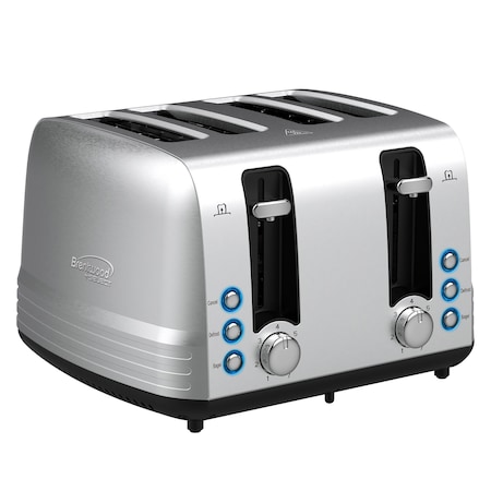 Brentwood Select Extra Wide 4 Slot Stainless Steel Toaster TS-447S