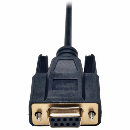 Tripp Lite 6FT NULL MODEM SERIAL RS232 CABLE ADAPTER DB9 TO BD25 F/M 6FT P456-006